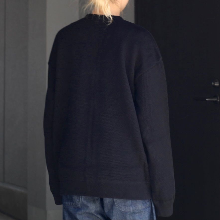 【再販売通知受付可能】Moss Stitch V/N Cardigan