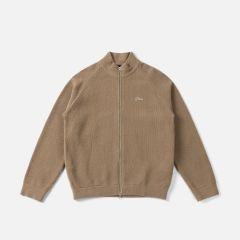 【残り一点】Knitted Pique Zip Sweater