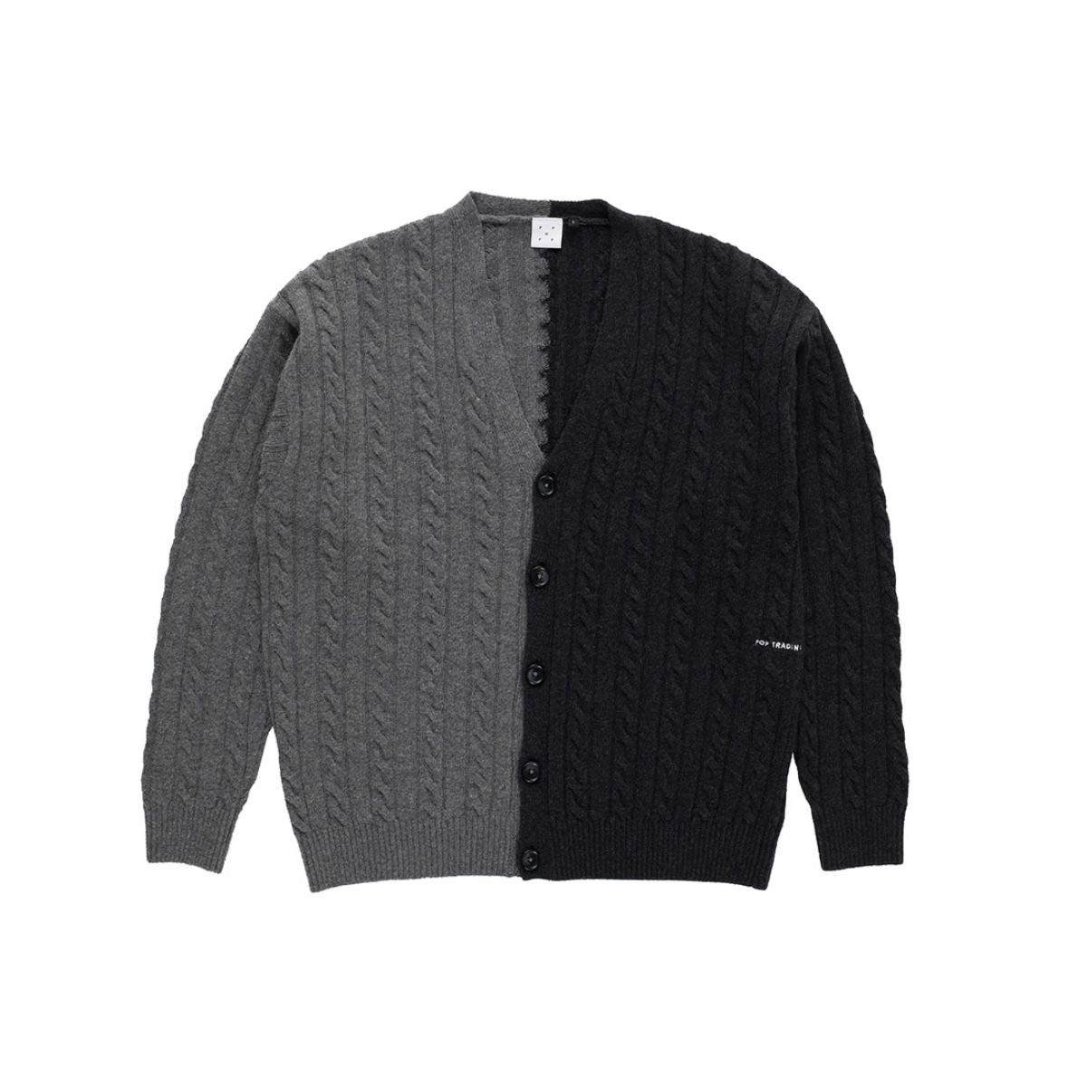 Pop Trading Company - 【残り一点】Knitted Cable Cardigan
