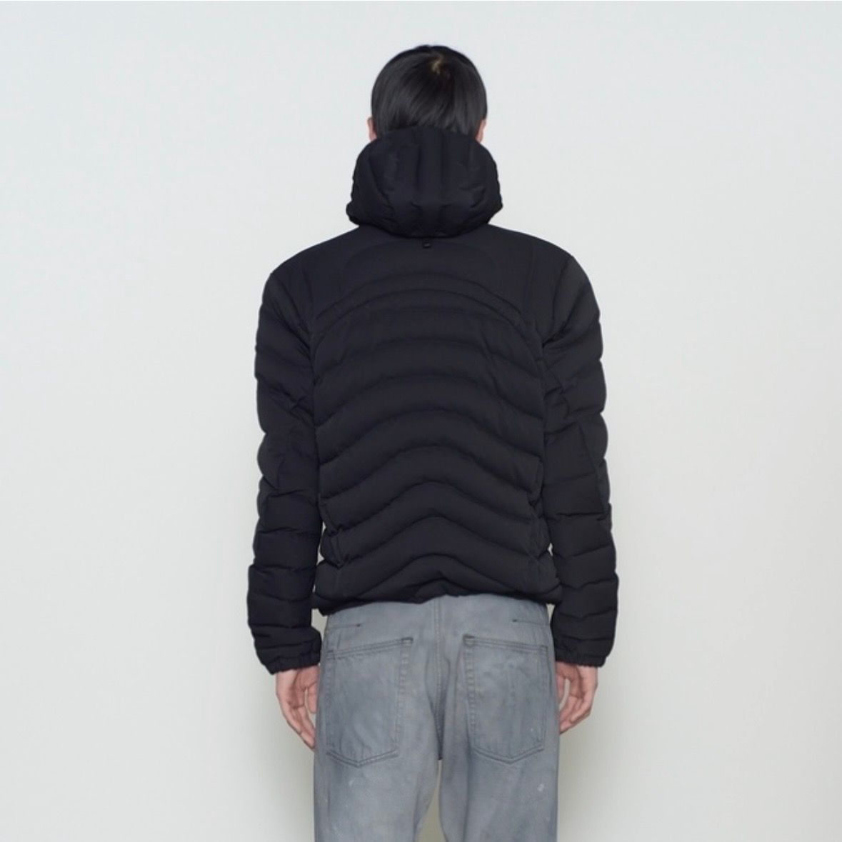 【残り一点】Panelled Hooded Puffer Jacket