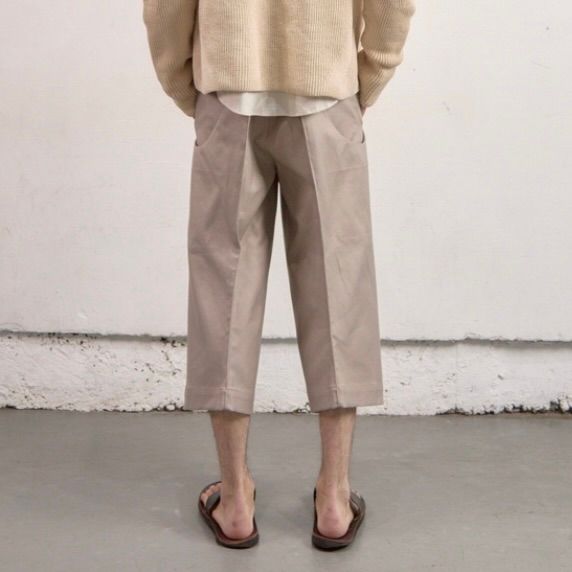 【残り一点】S Curved Utility Capri Trousers