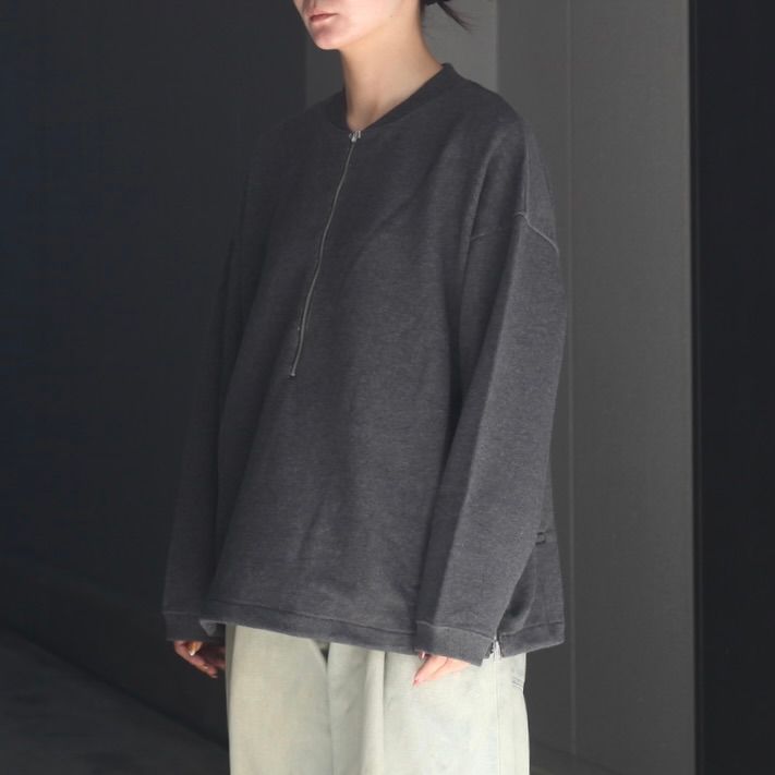 【残り一点】ハーフZipスウェットPO