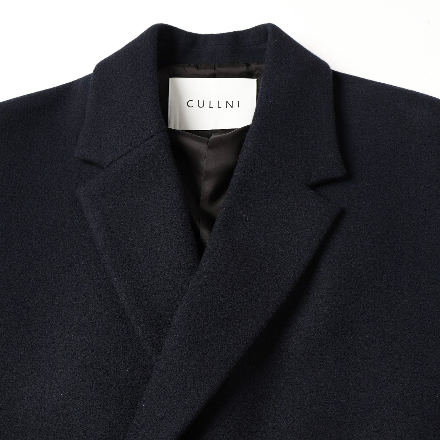 【残り一点】Lamb Wool Melton Tie Locken Long Chester Coat