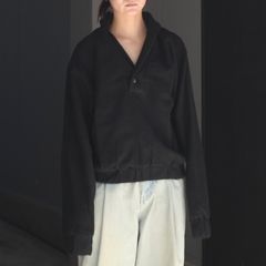 【残り一点】Shawl Collar Cotton Fleece Jacket