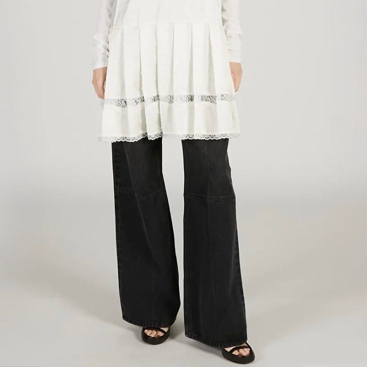 【残り一点】ストレートデニムパンツ