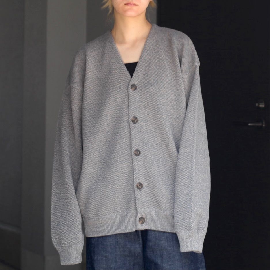 crepuscule - 【残り一点】Moss Stitch V/N Cardigan | ACRMTSM