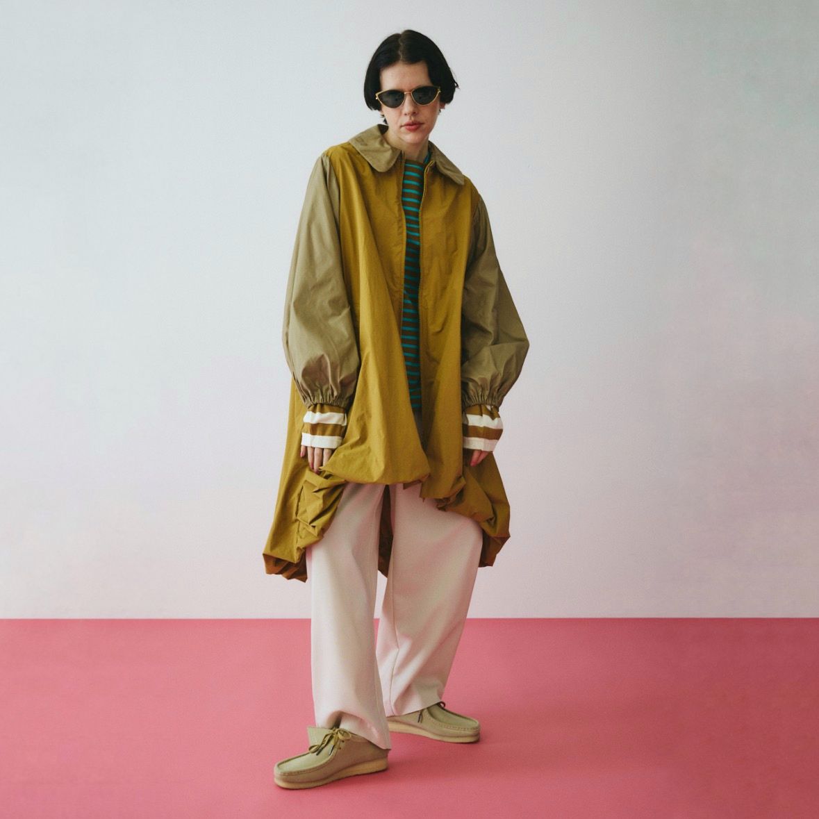 【残り一点】Round Collar Balloon Blouson