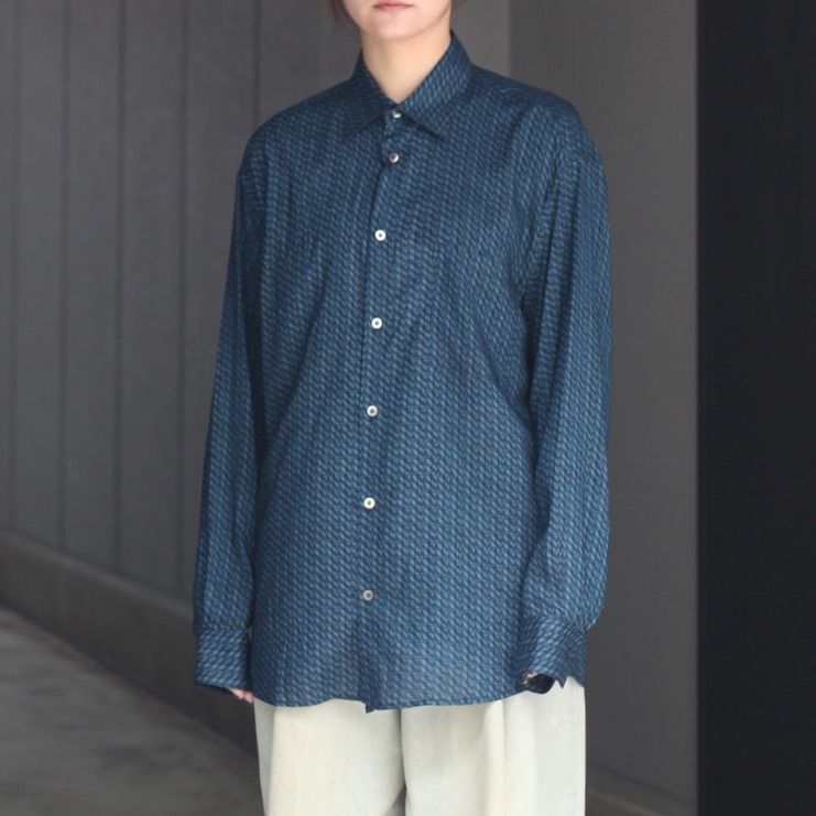 【残り一点】Vintage Pattern Printed Shirt