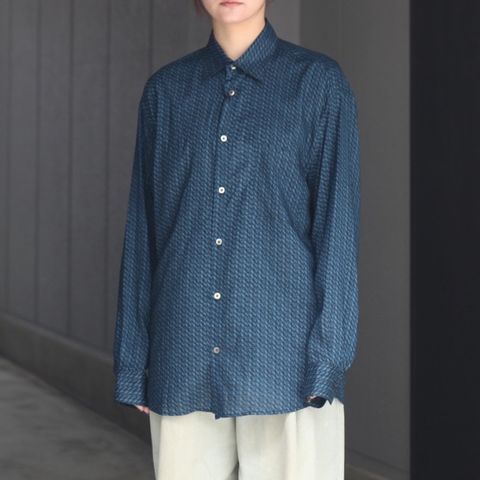 【残り一点】Vintage Pattern Printed Shirt