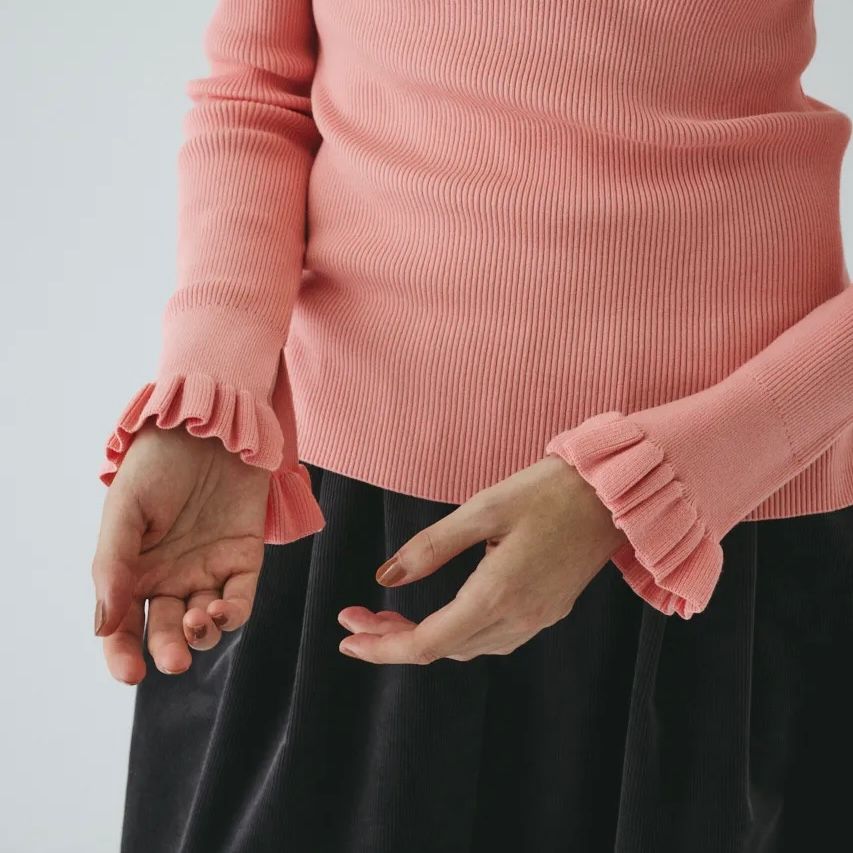 【残り一点】Bicolor Cuff Frill Tops