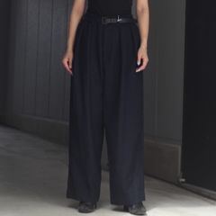 【残り一点】ウールツータックワイドスラックス