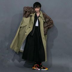 【残り一点】切替ステンカラーコート