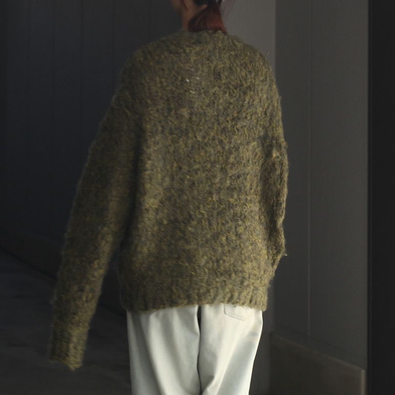 【残り一点】3Color Mix Mohair Crewneck Sweater
