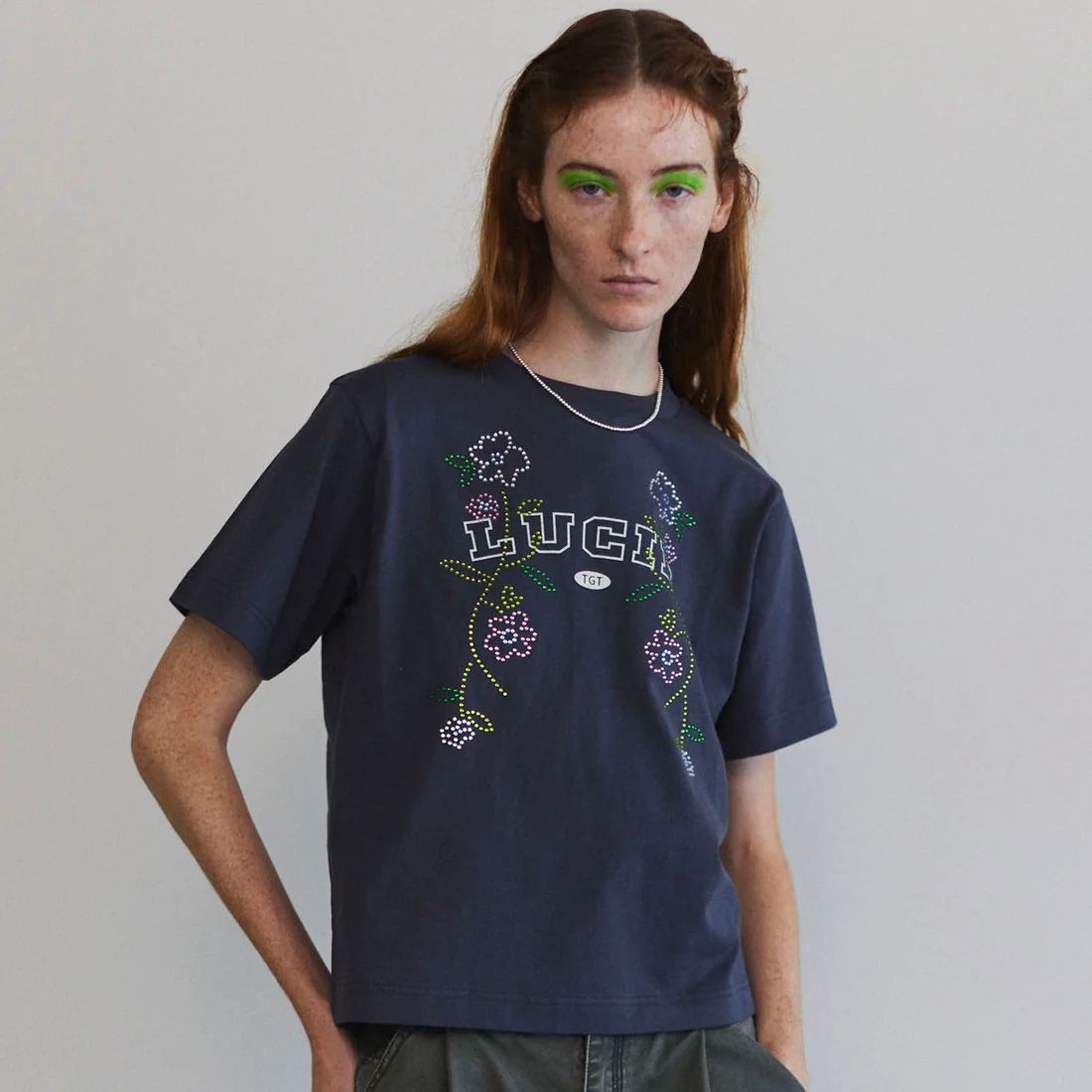 【残り一点】Lucid Glitter Flower Tee