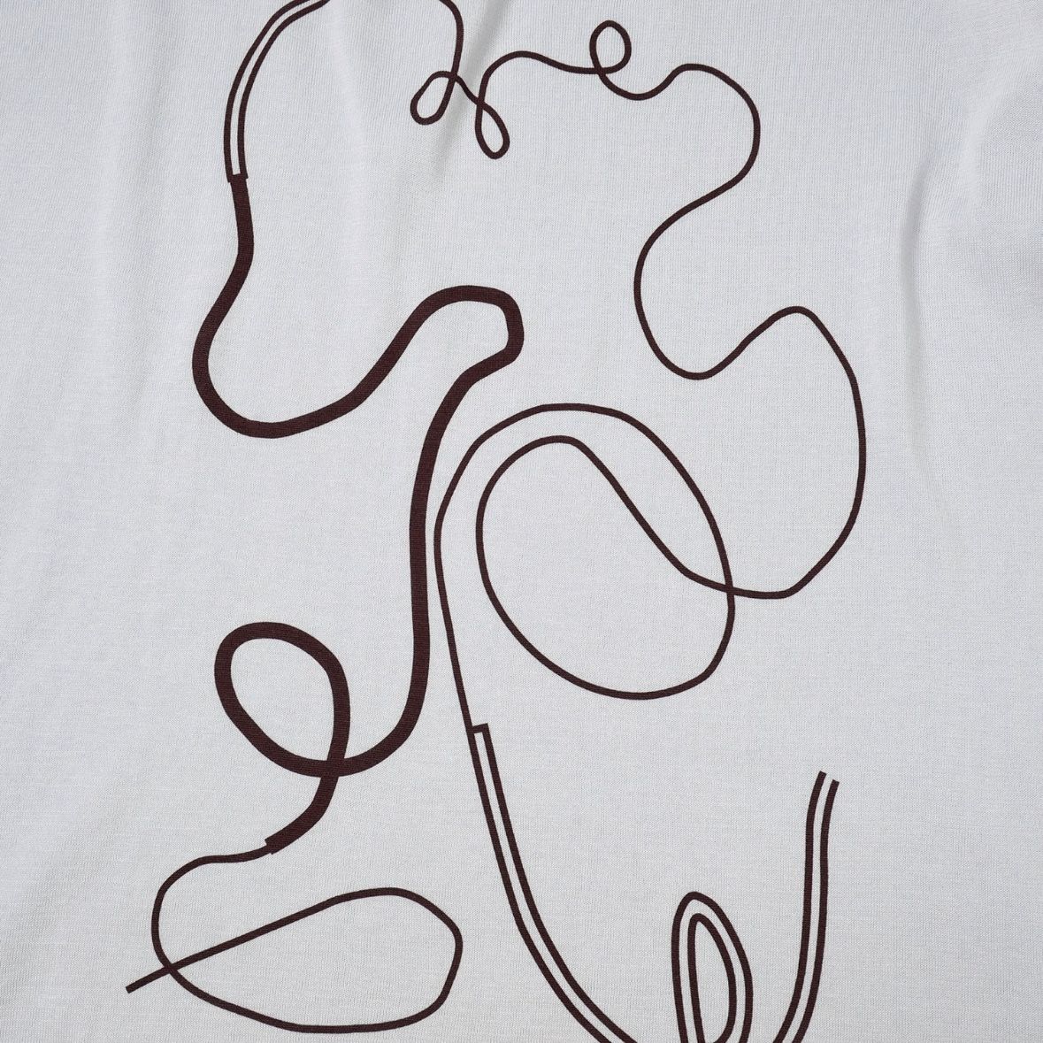 【残り一点】ステッチプリントショートSLニットPO