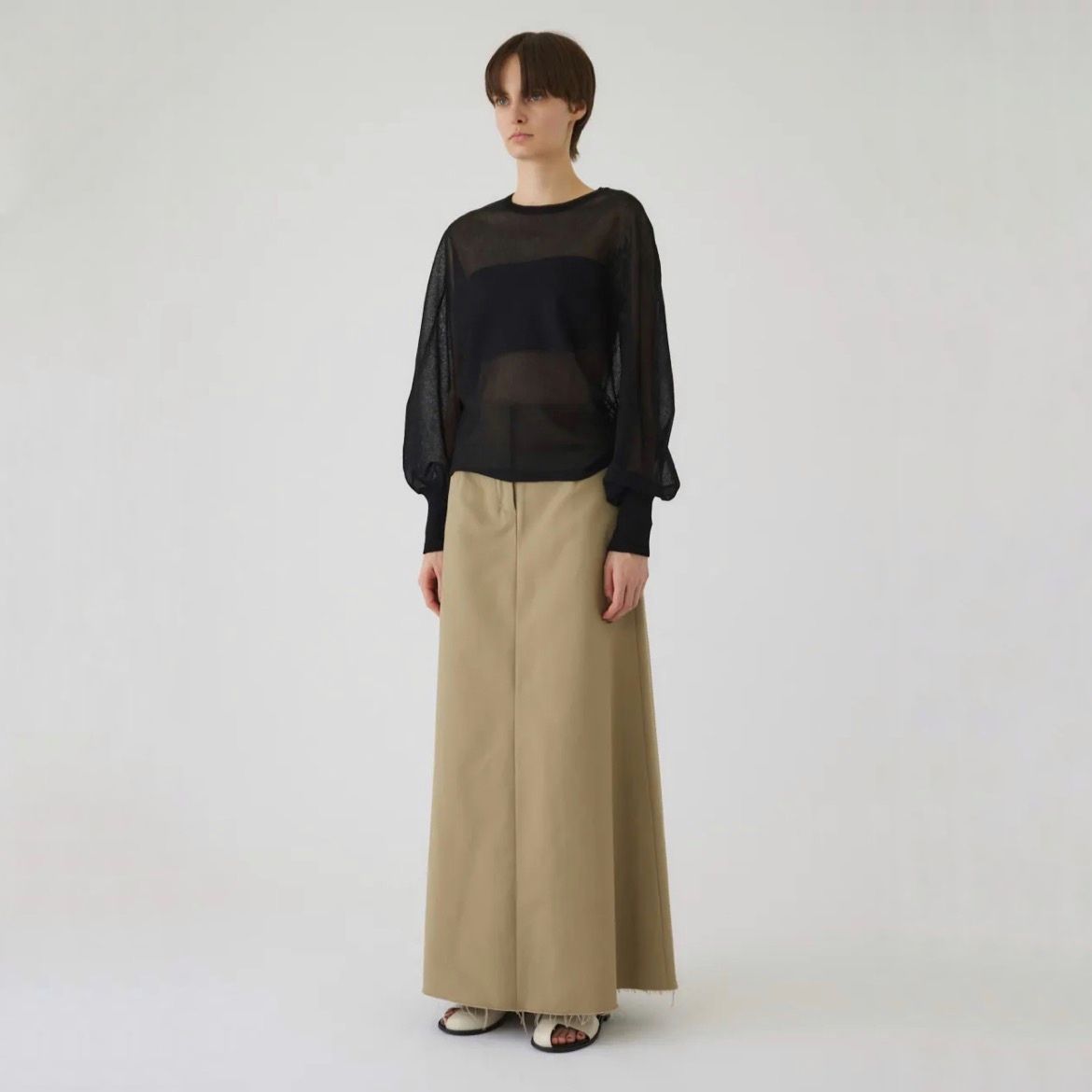 【残り一点】Sheer Dolman Knit Tops