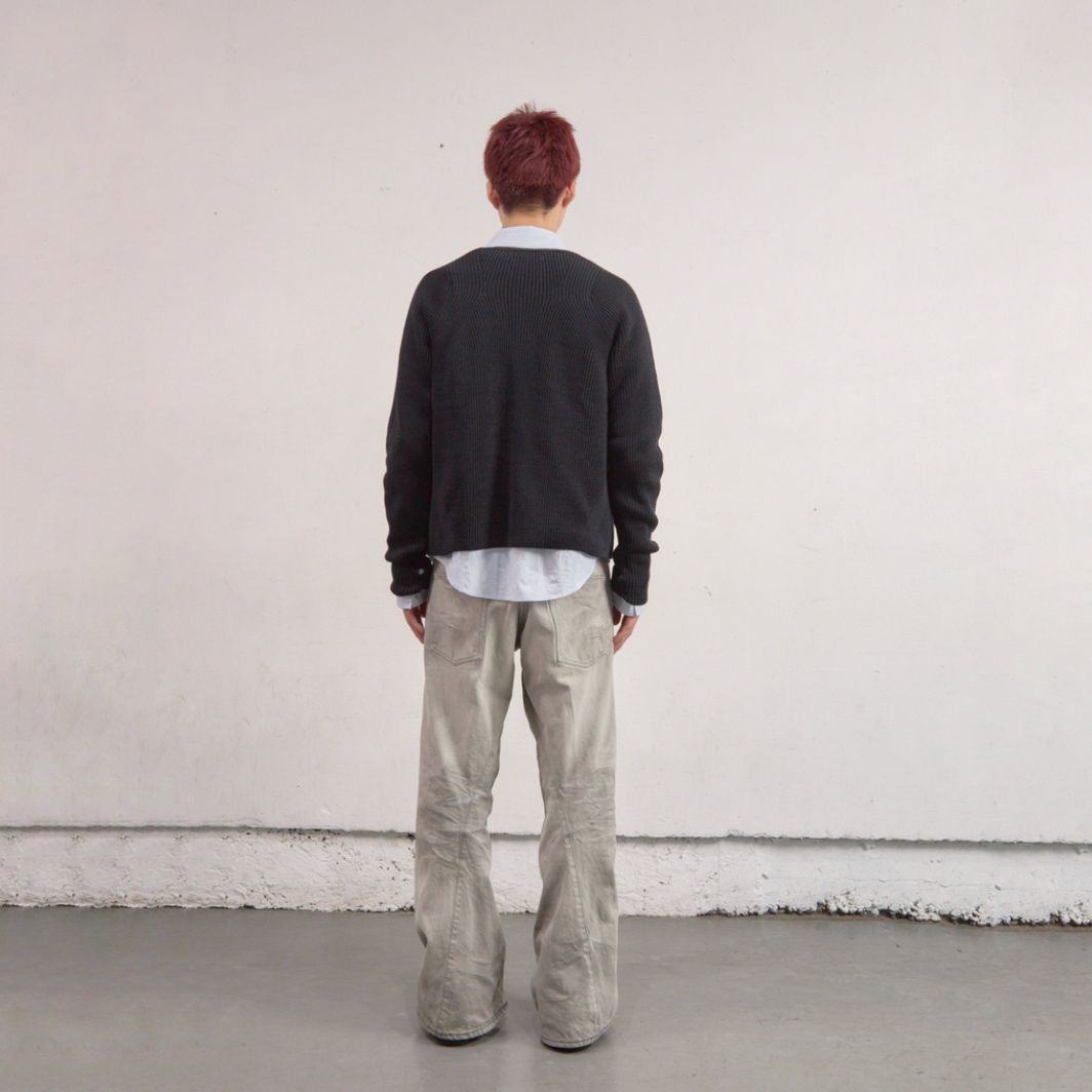 【残り一点】Ribbed Cardigan