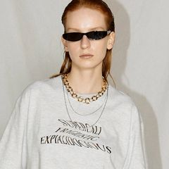 【残り一点】Square Twist Short Necklace