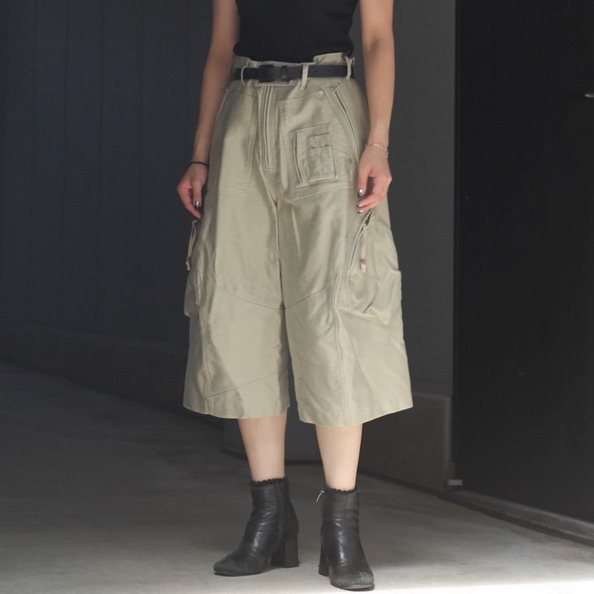 【残り一点】3D Twisted Parachute Cargo Shorts