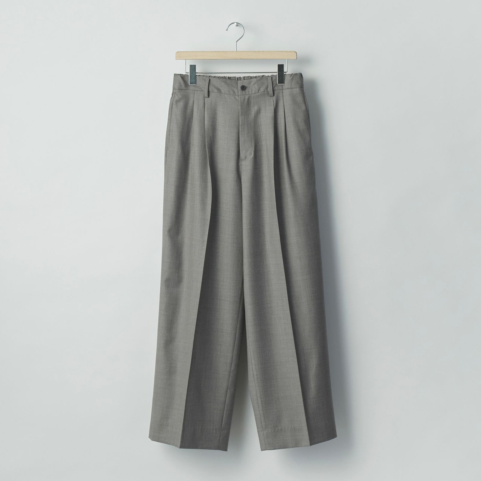 【残り一点】Extra Fine Wool Easy Long Wide Trousers