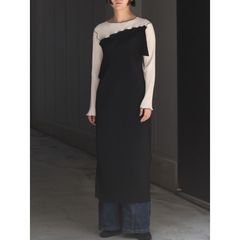 【残り一点】Spiral Wave Long Sleeve Dress