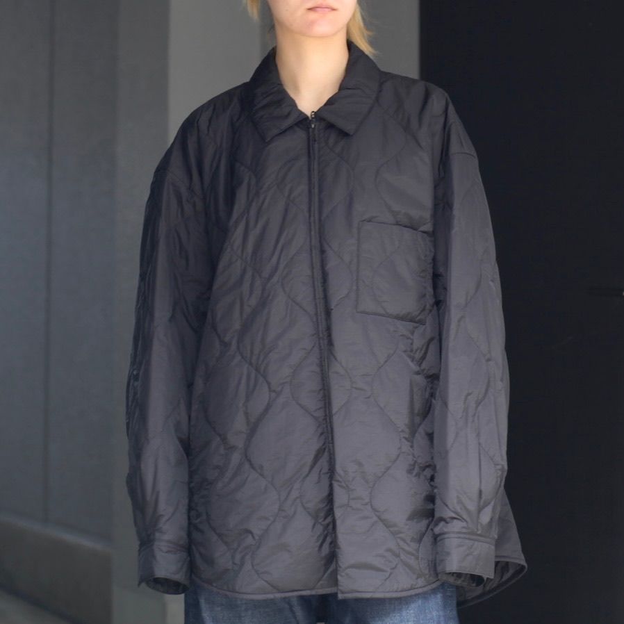 stein - 【残りわずか】Oversized Quilted Zip Shirt Jacket | ACRMTSM