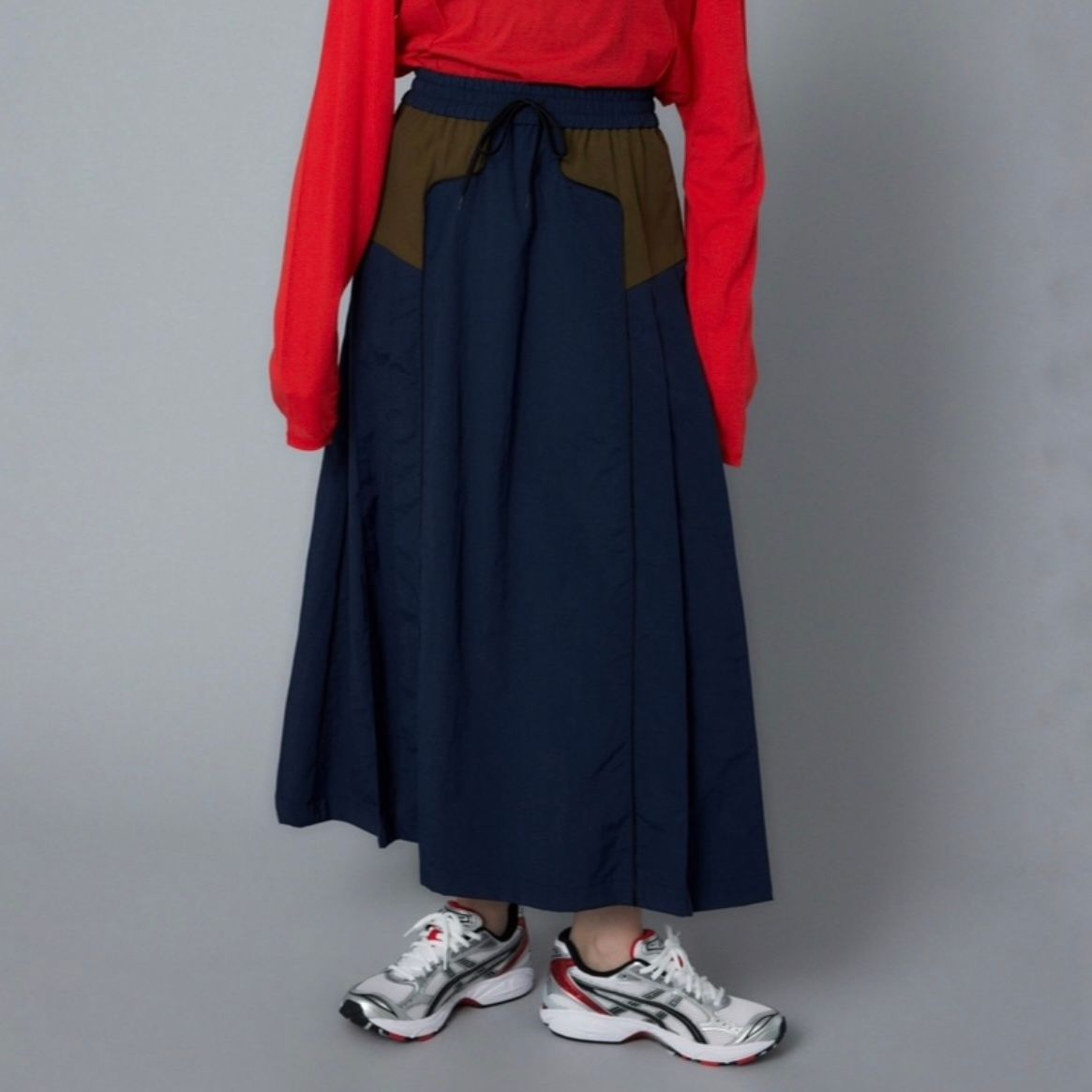 【残り一点】Side Pleats Flare Skirt
