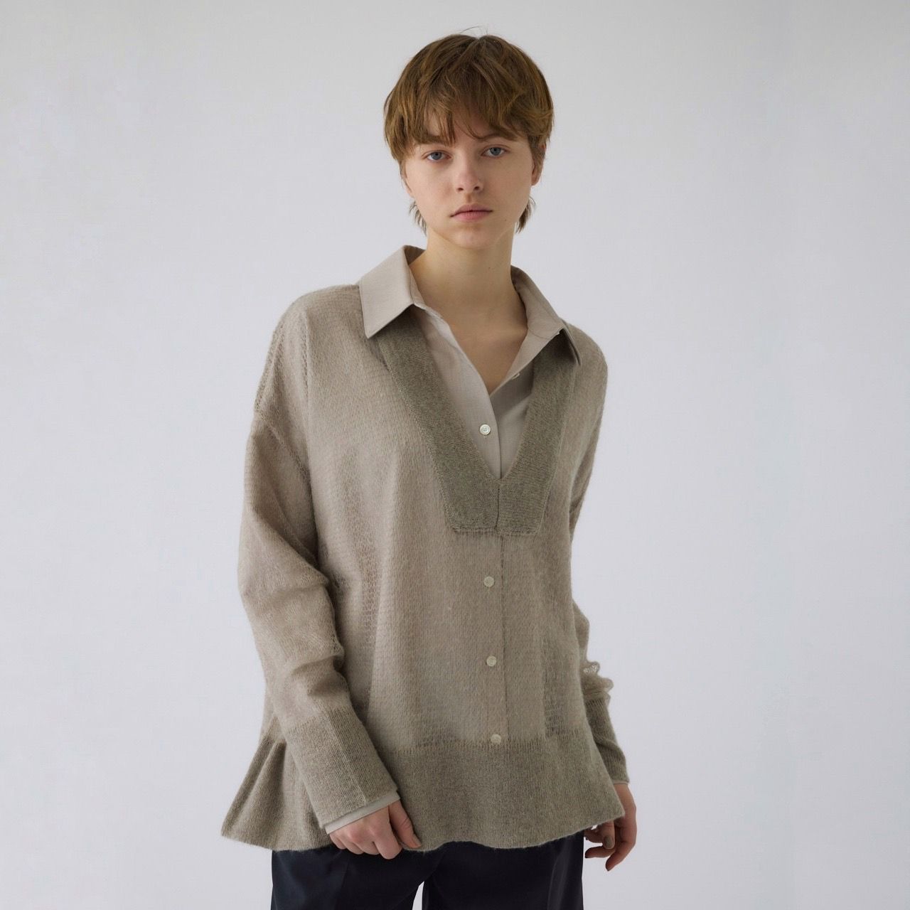 【残り一点】Super Low Gauge Mohair Mix Knit