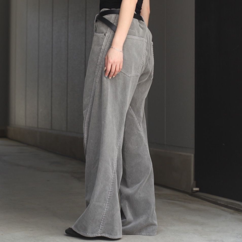 【残り一点】3D Twisted Wide Leg 5P Pants