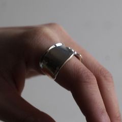 【残り一点】Chopin Right Finger Armor Ring Slit(WHITE)