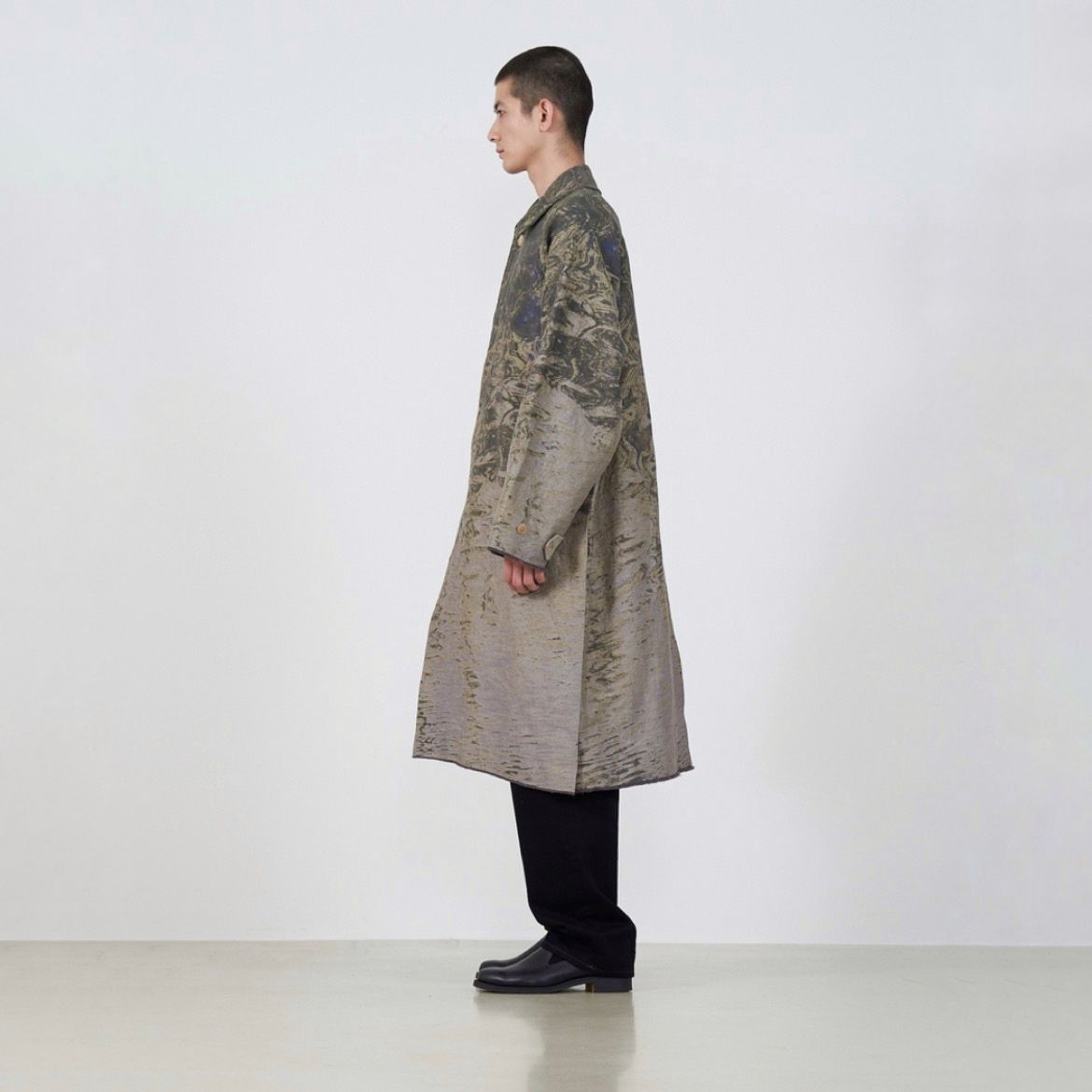 国産品 Jacquard 【残り一点】Photo - YOKE Balmacaan ACRMTSM | Coat Jacket Outer
