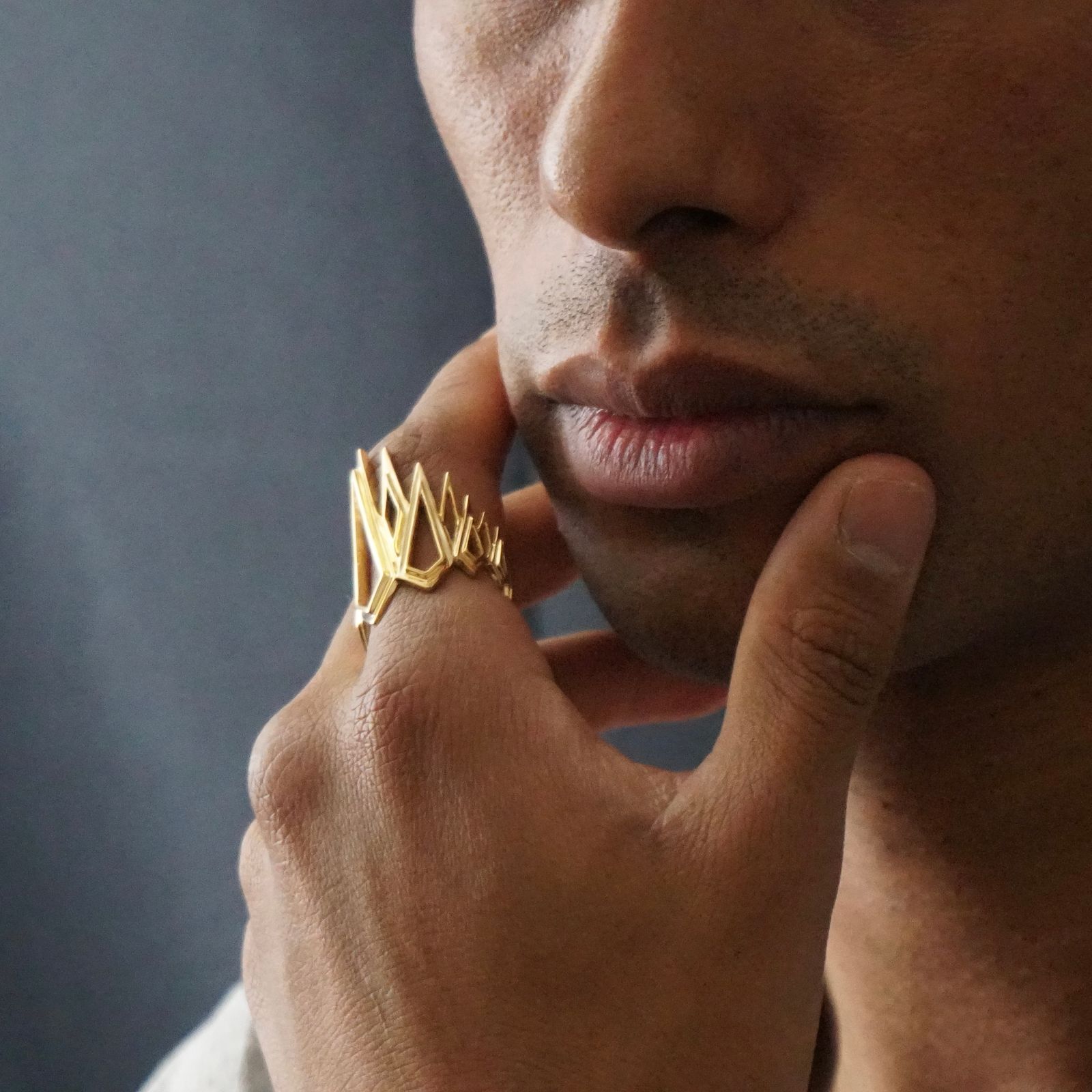 【お取り寄せ注文可能】Ice Blaze Ring(GOLD)