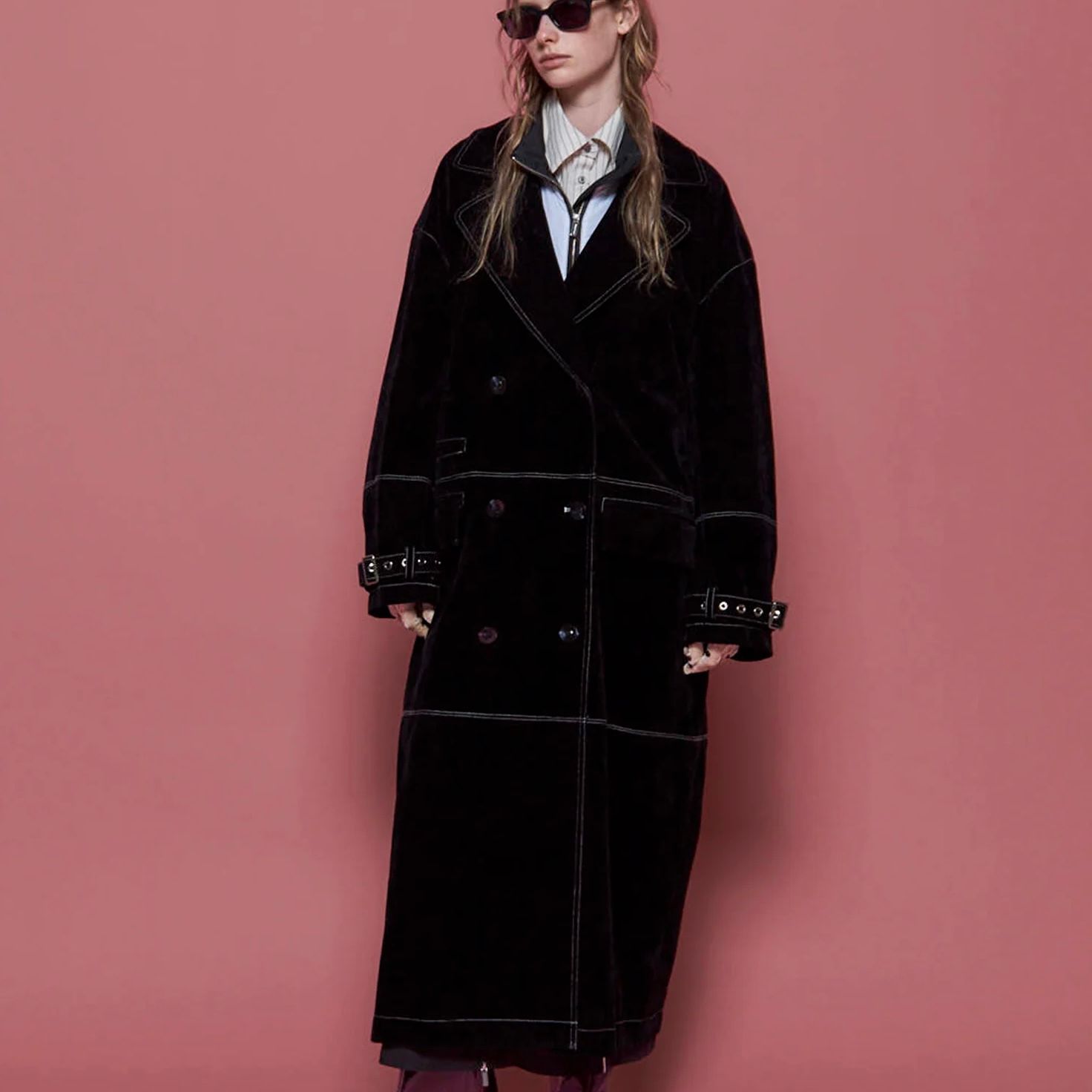 【残り一点】Suede Trench Coat