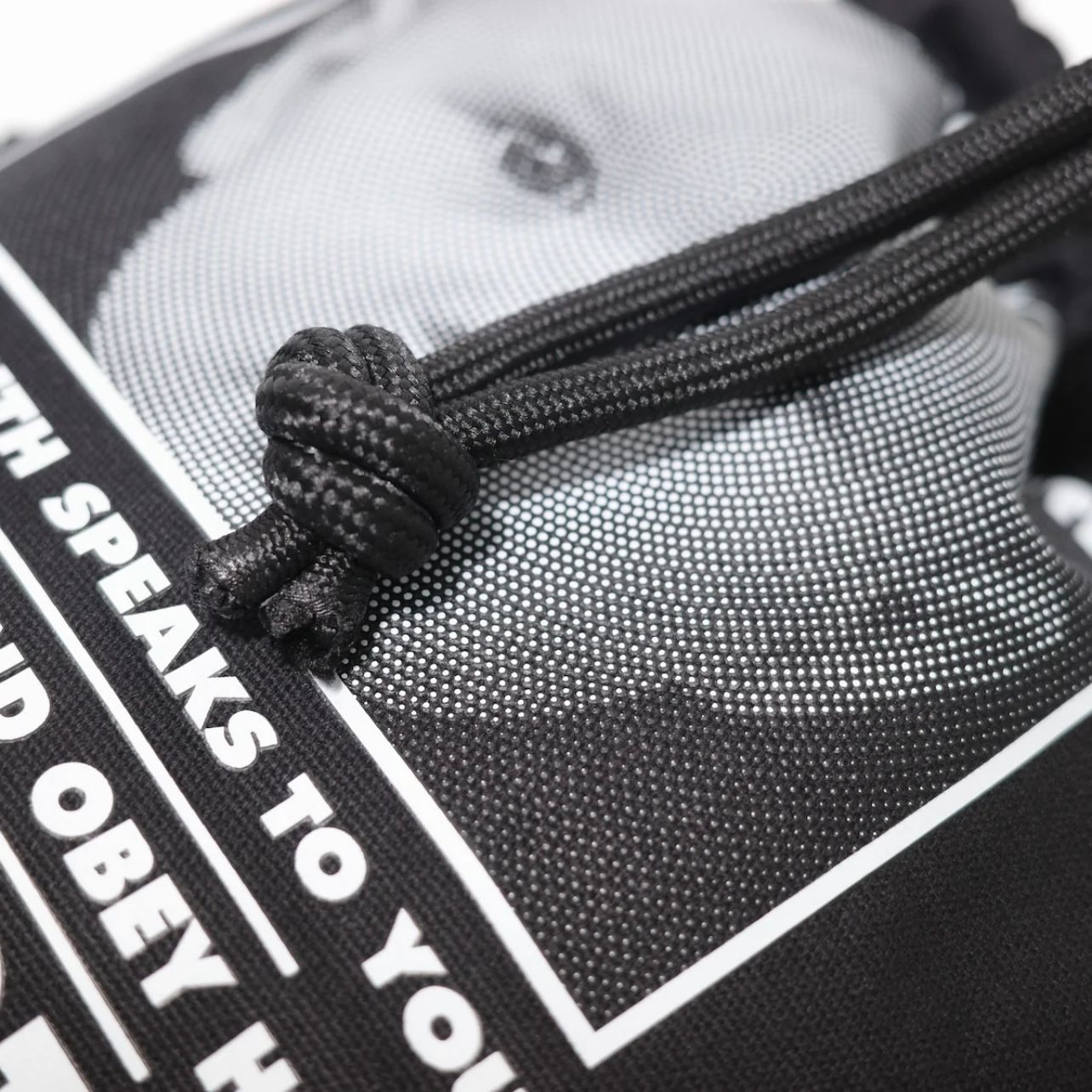 【残りわずか】Big Drawstring Bag(BLACK)