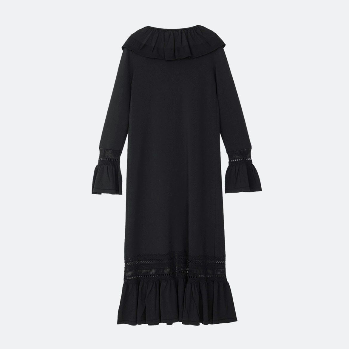 【残り一点】2way Frill Knit Long Dress