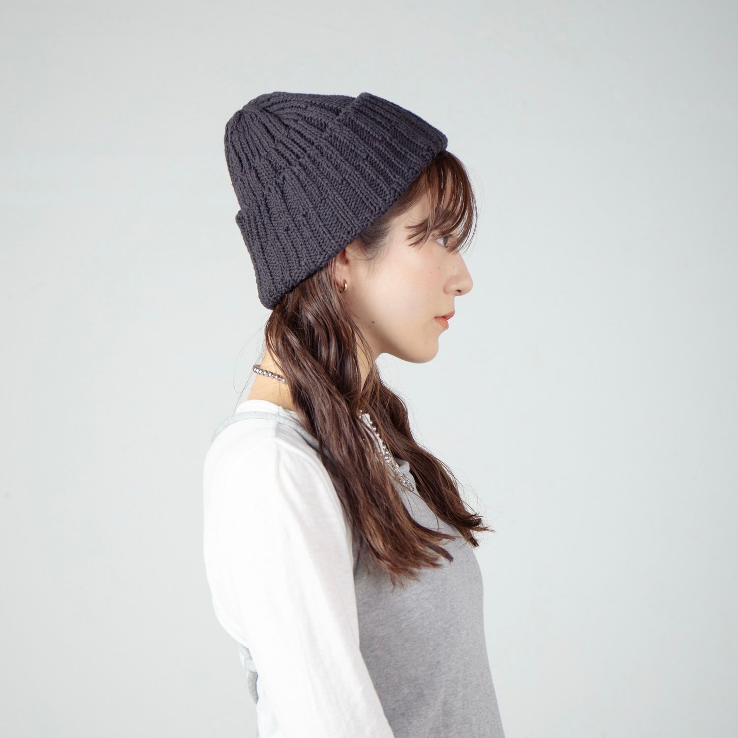 【残り一点】Rib Checker Knit Cap