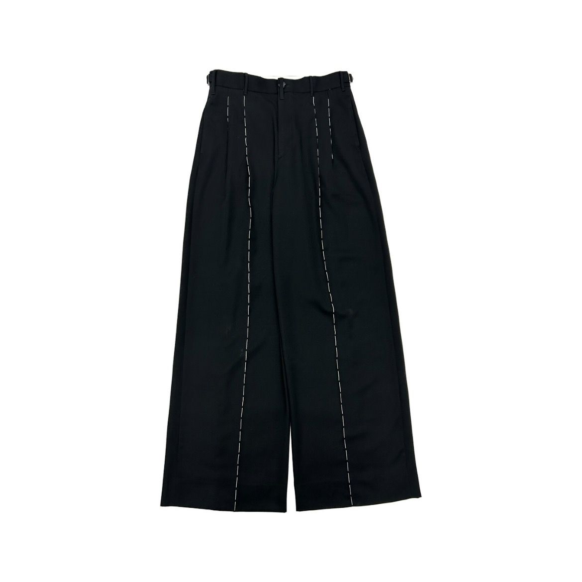 【残り一点】"Hand Stitch" Dress Wide Slacks