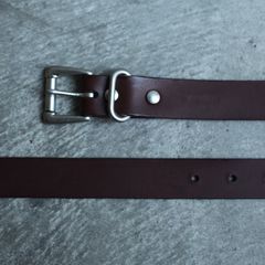 【再販売通知受付可能】Standard Belt Wide(BROWN×SILVER)