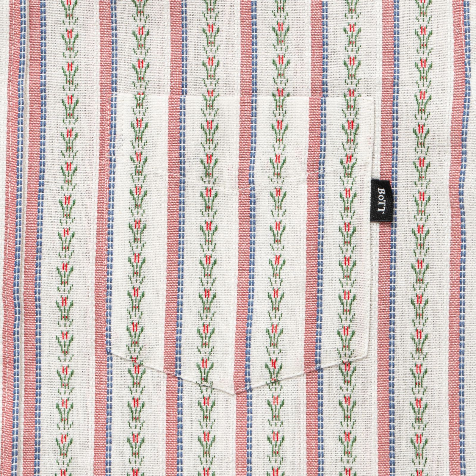 【残り一点】Flower Striped Shirt