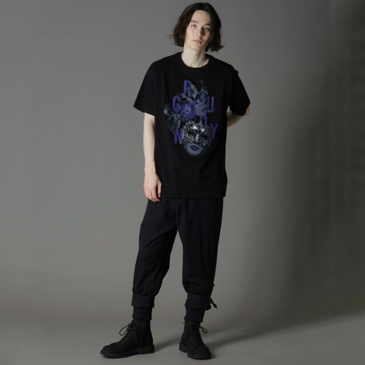 【残り一点】Print Tee(MASK PURPLE)