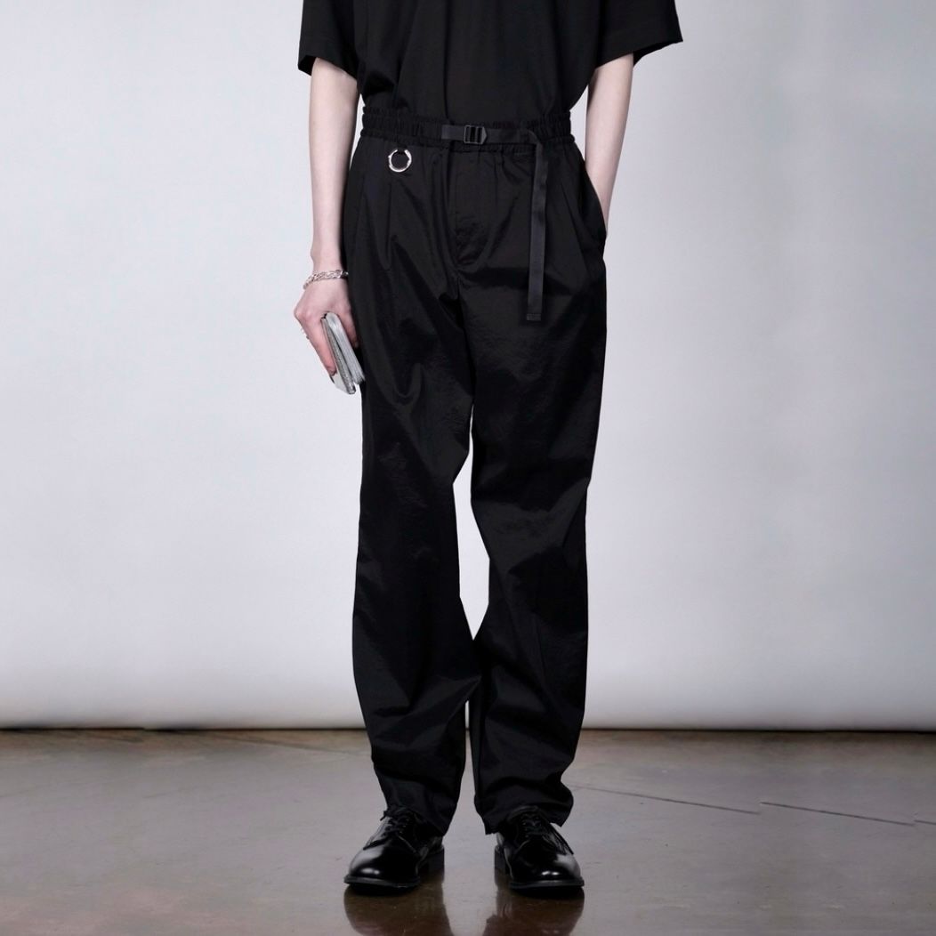 【残り一点】Wide Tailored Pants(QUINN_NYLON)