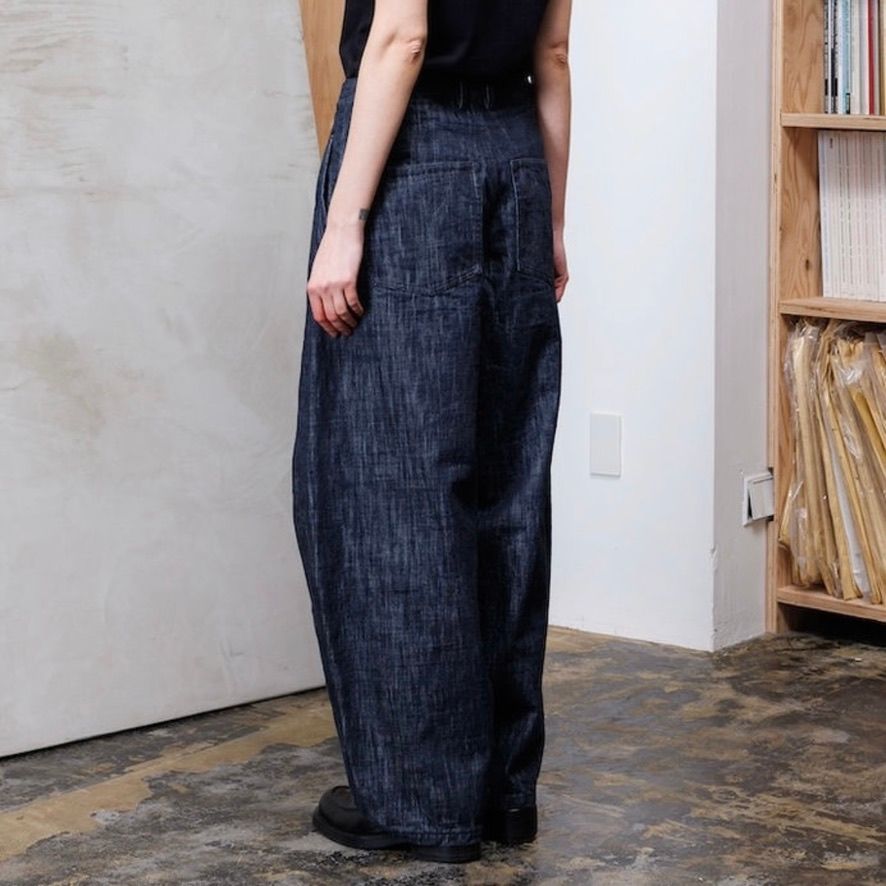 【残り一点】ウォッシュドデニムワイドパンツ