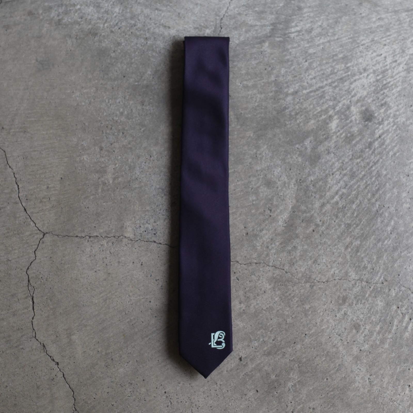 【残りわずか】Silk Narrow Tie(PURPLE)