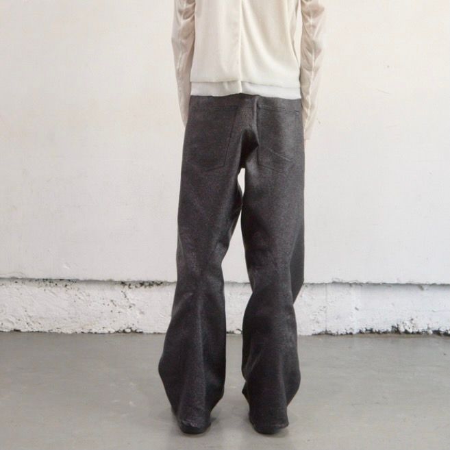 【残り一点】Glitter Twill 3D Twisted Wide Leg 5P Pants