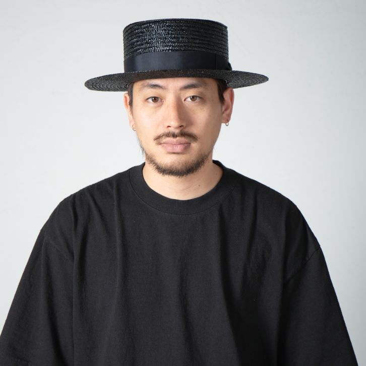 【残り一点】Straw Boater Hat