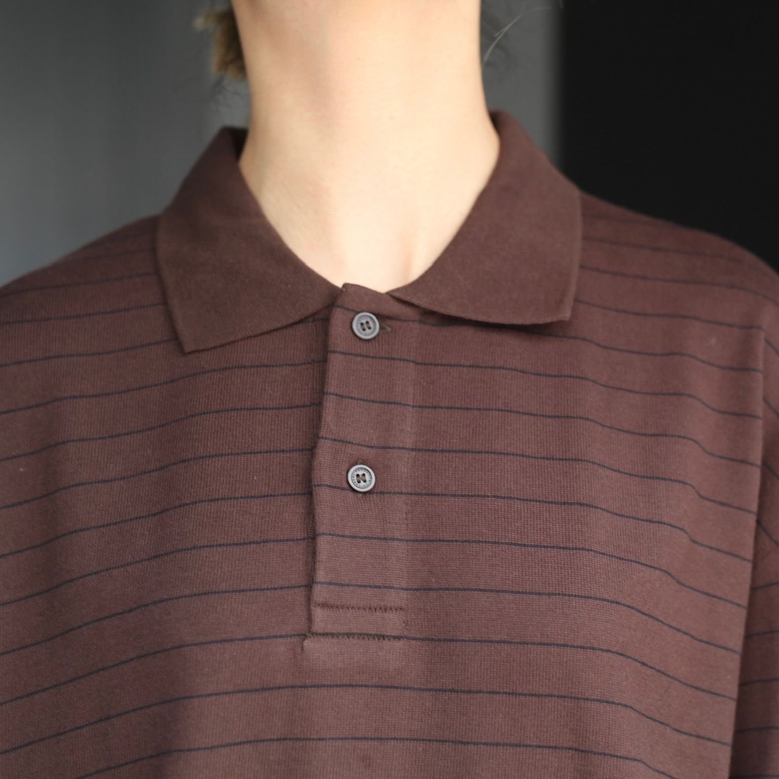 UNIVERSAL PRODUCTS - 【残りわずか】Border L/S Polo | ACRMTSM ...