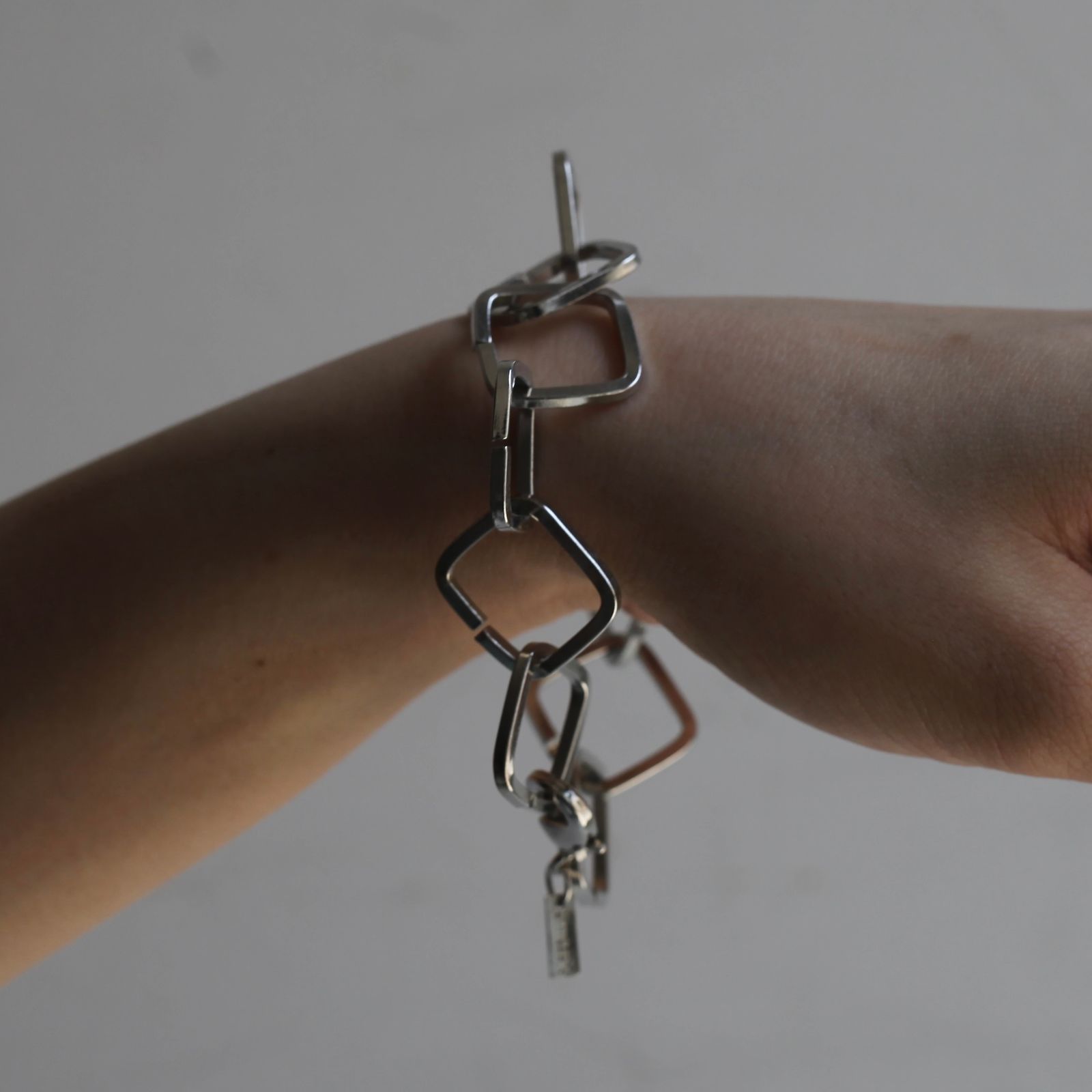 【残り一点】Square Chain Bracelet(SILVER)