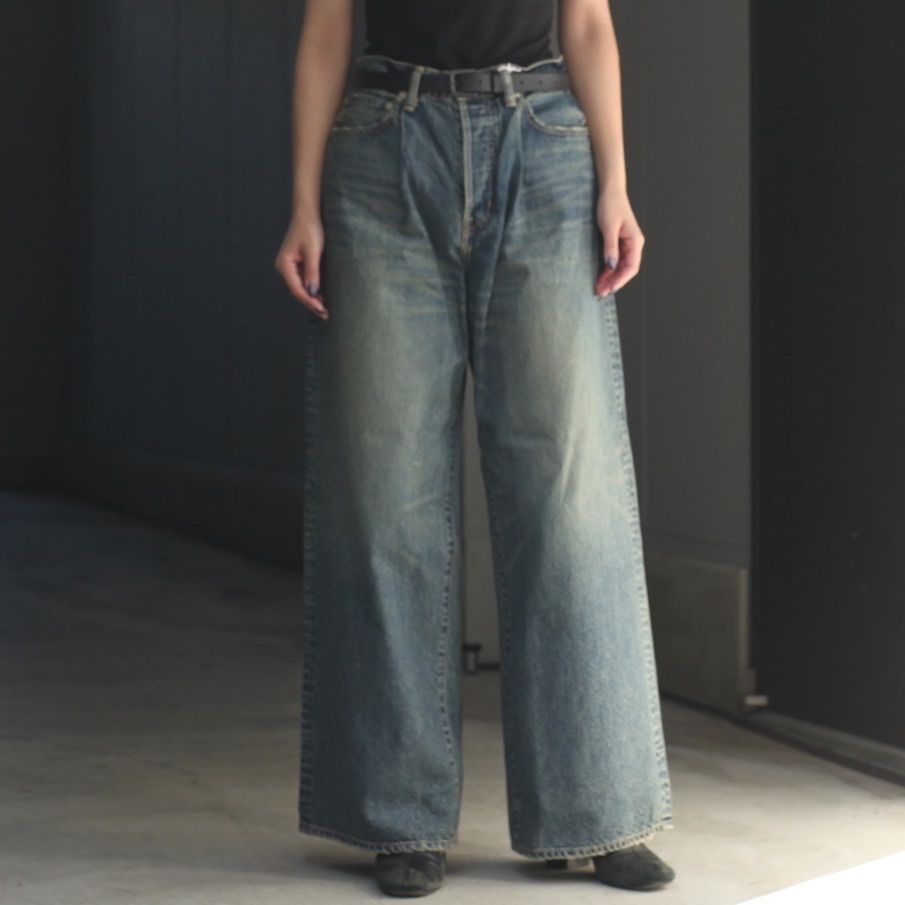 【残りわずか】Wide Vintage Denim Pants