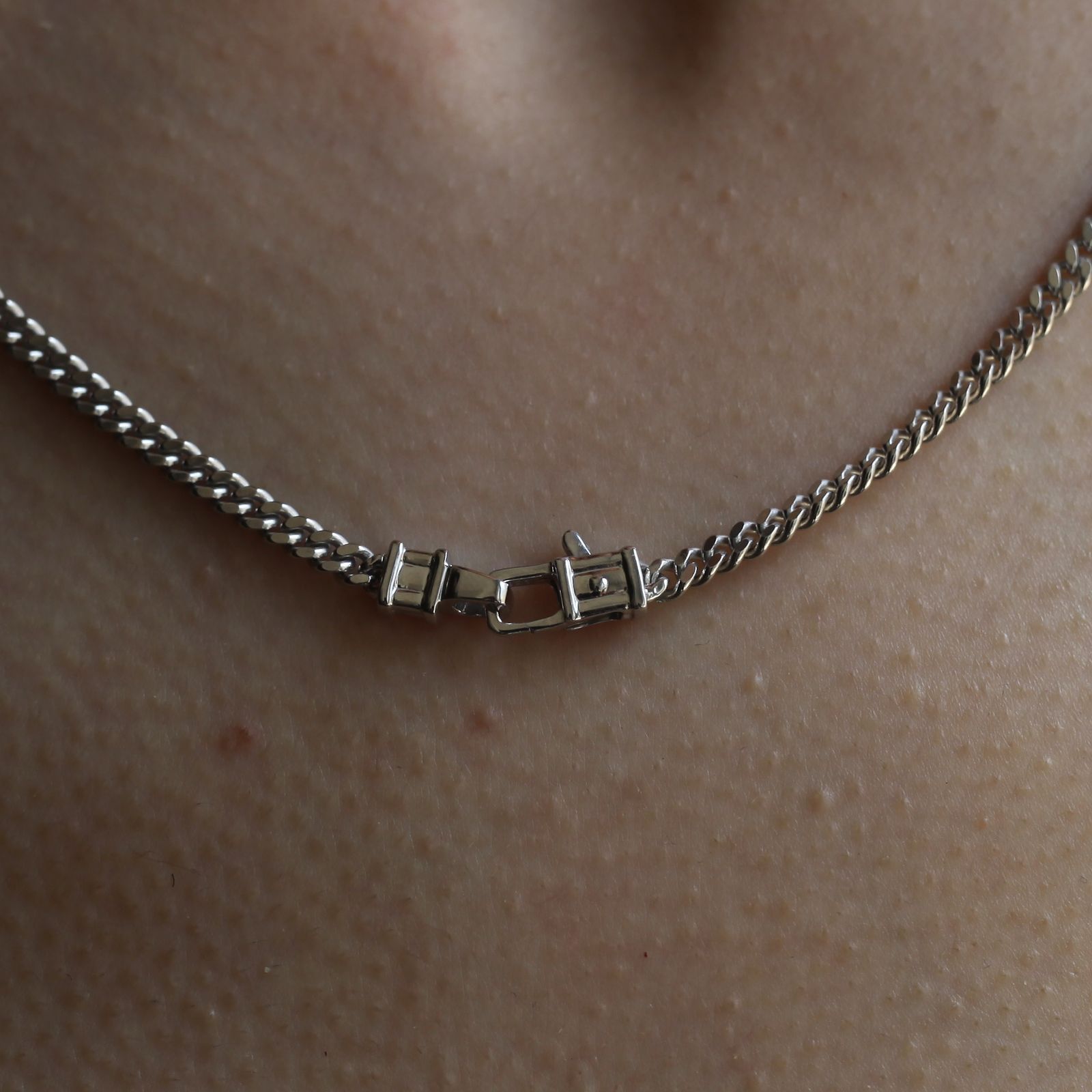 【残りわずか】Curb Chain_M(SILVER)