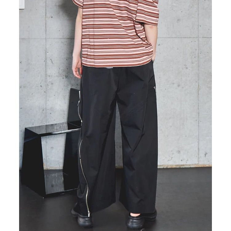 【残り一点】Asymmetry Zipper Curve Pants